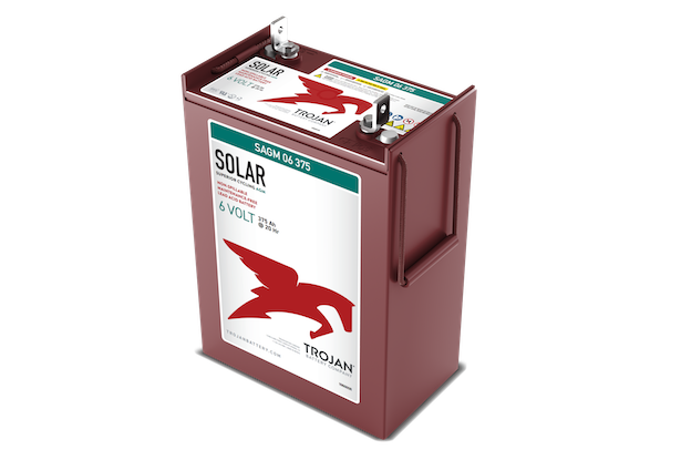 Solar SAGM 06 375 6V AGM Battery